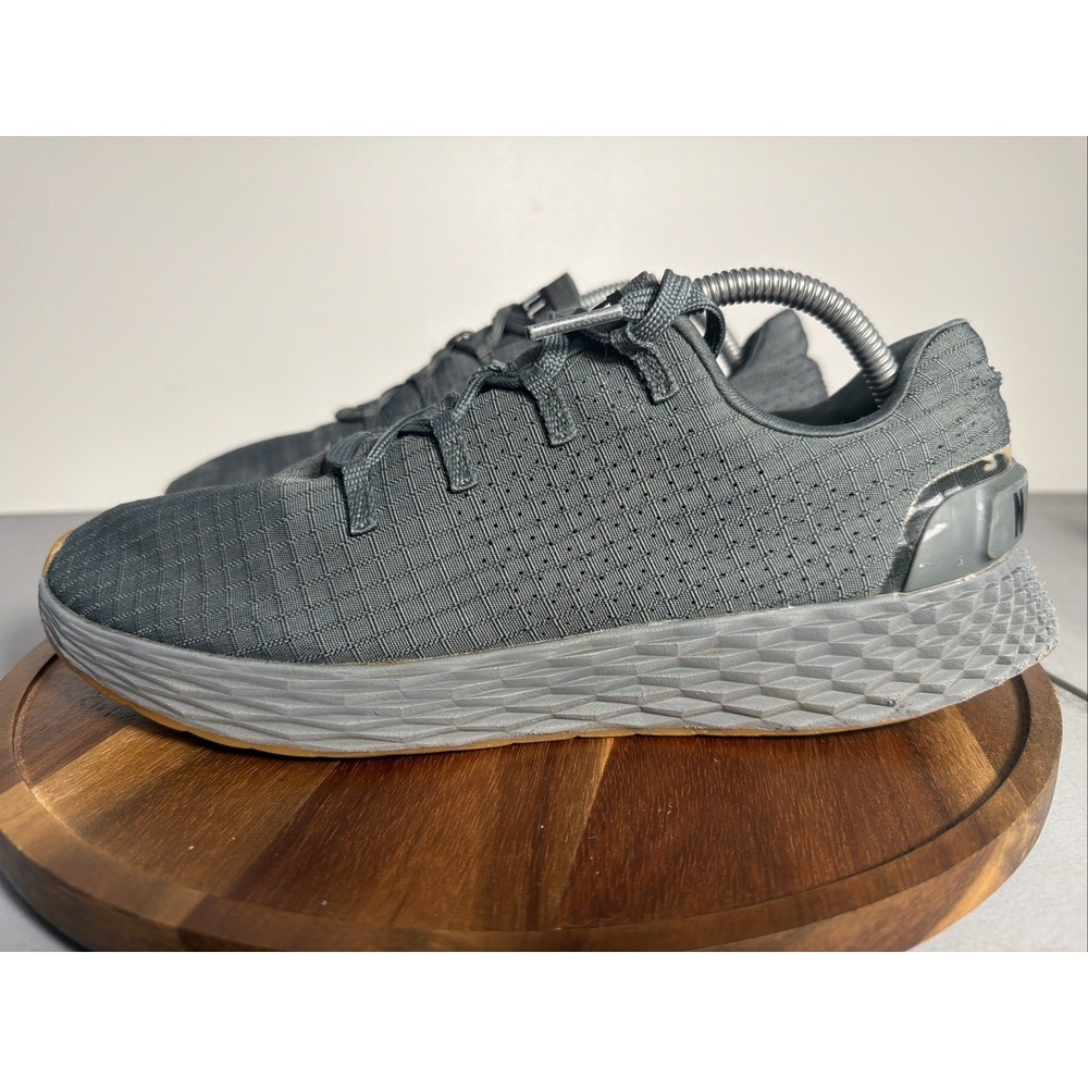 Nobull All Day 365 Athletic Gym Training Shoes Mens 9.5 Slate Green Gum Ripstop